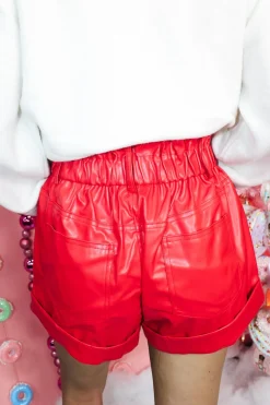 Leather Holiday Shorts 