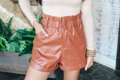 Leather Holiday Shorts