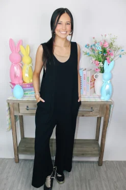 Linen Wide Leg Jumpsuit 
