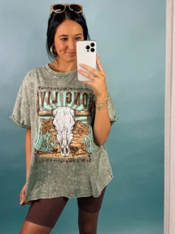 Long Live Vintage Longhorn Graphic Tee<Allie Lynn's Boutique Hot