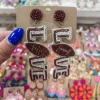Love Football Earrings<Allie Lynn's Boutique Outlet