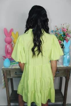 Loving Lime Mini Dress<Allie Lynn's Boutique Online