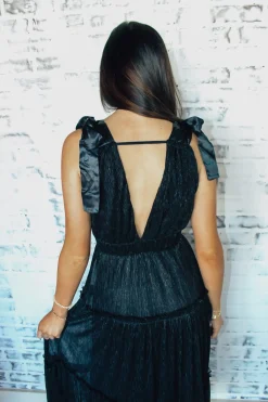 Lurex Three Tier Midi Dress<Allie Lynn's Boutique Cheap