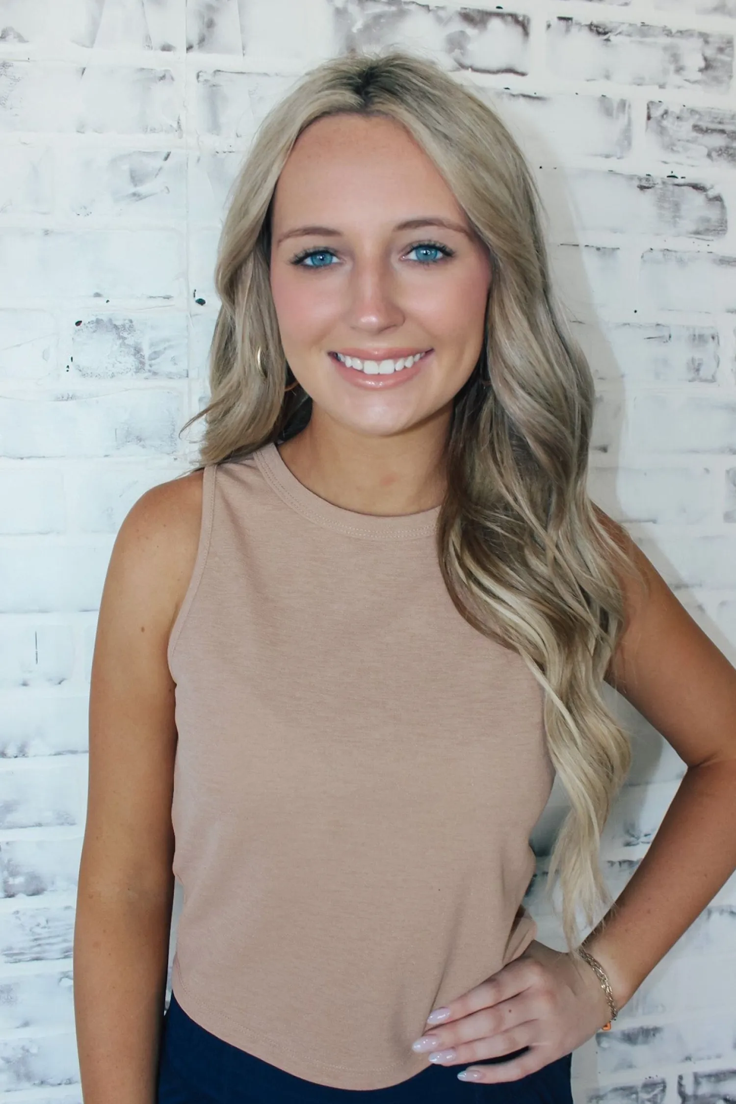 My Style Top "Taupe"<Allie Lynn's Boutique Outlet
