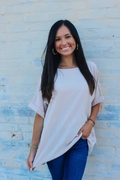 Oatmeal Cream Top<Allie Lynn's Boutique Discount