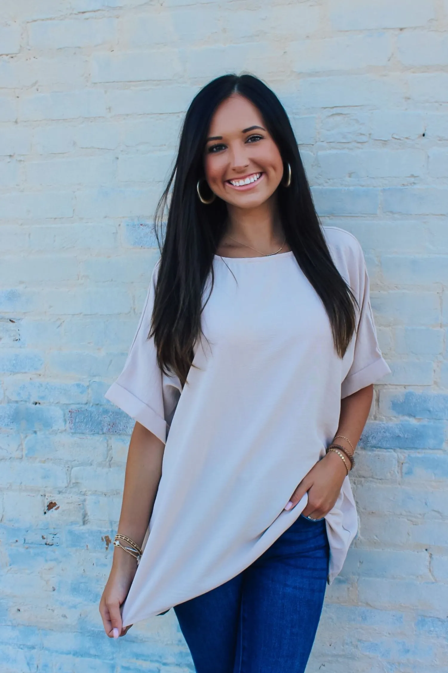 Oatmeal Cream Top<Allie Lynn's Boutique Discount