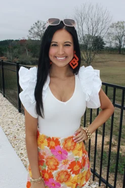 Off White Knit Bodysuit<Allie Lynn's Boutique Cheap