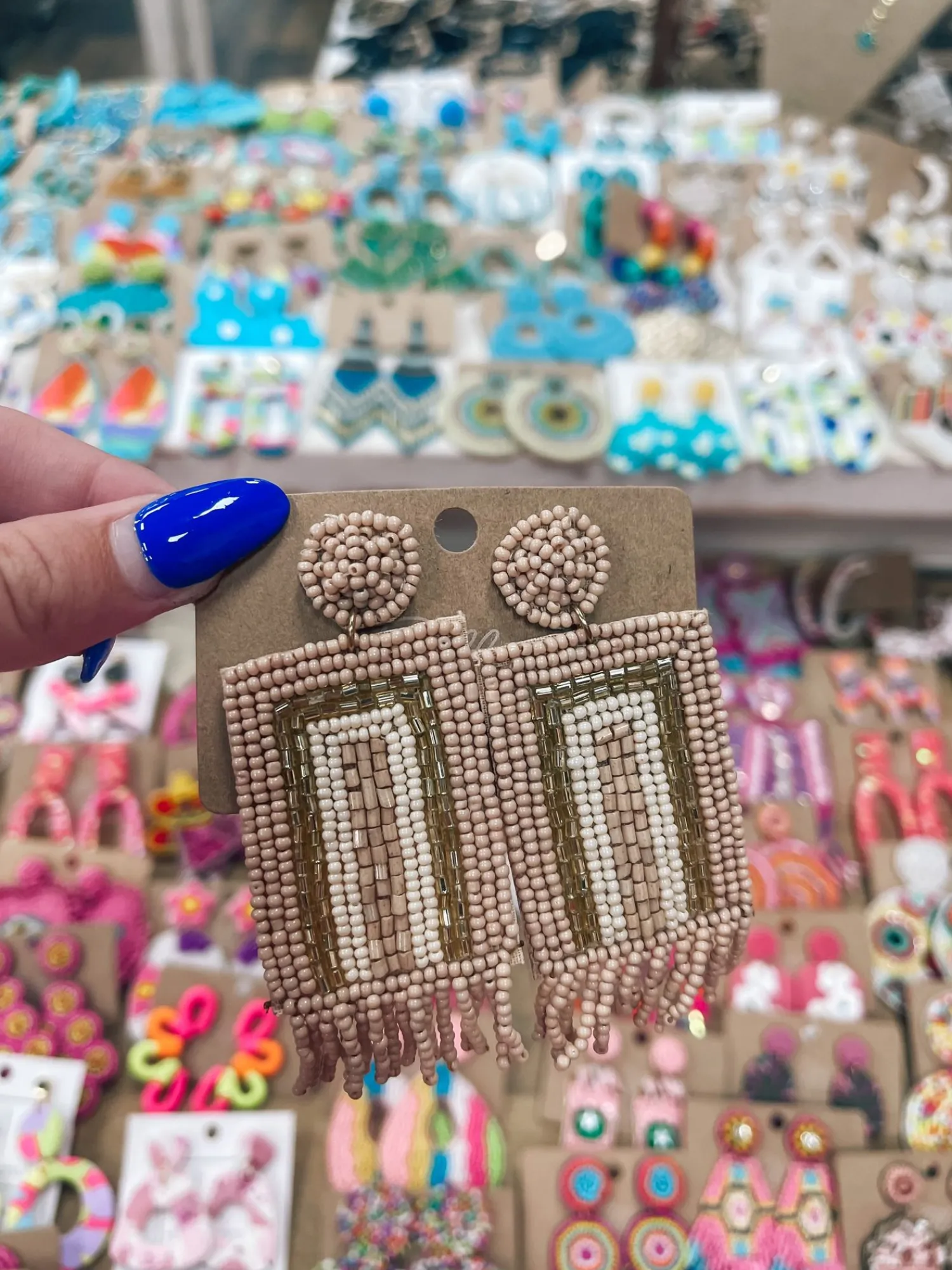 Perfect Pair Earrings "Taupe"<Allie Lynn's Boutique Store