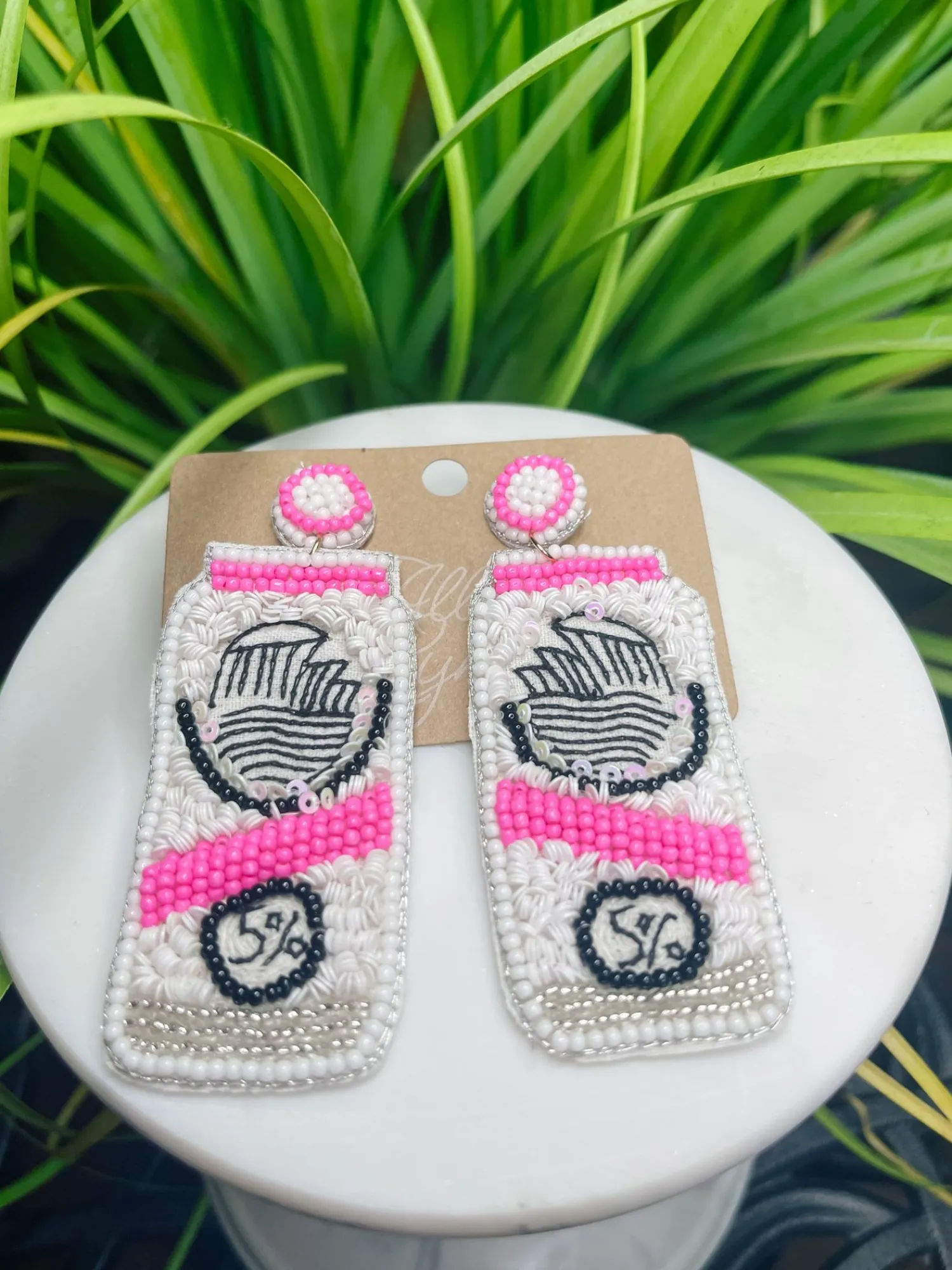 Pink White Claw Earrings<Allie Lynn's Boutique Online