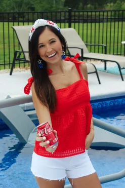 Red Hot Top<Allie Lynn's Boutique Best Sale