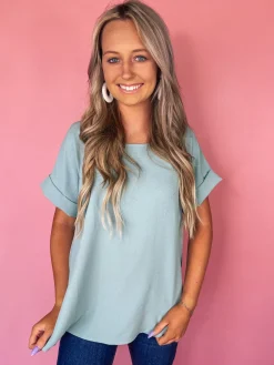 Simple Top "Aloe"<Allie Lynn's Boutique Shop
