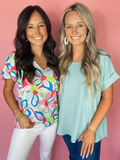 Simple Top "Aloe"<Allie Lynn's Boutique Shop