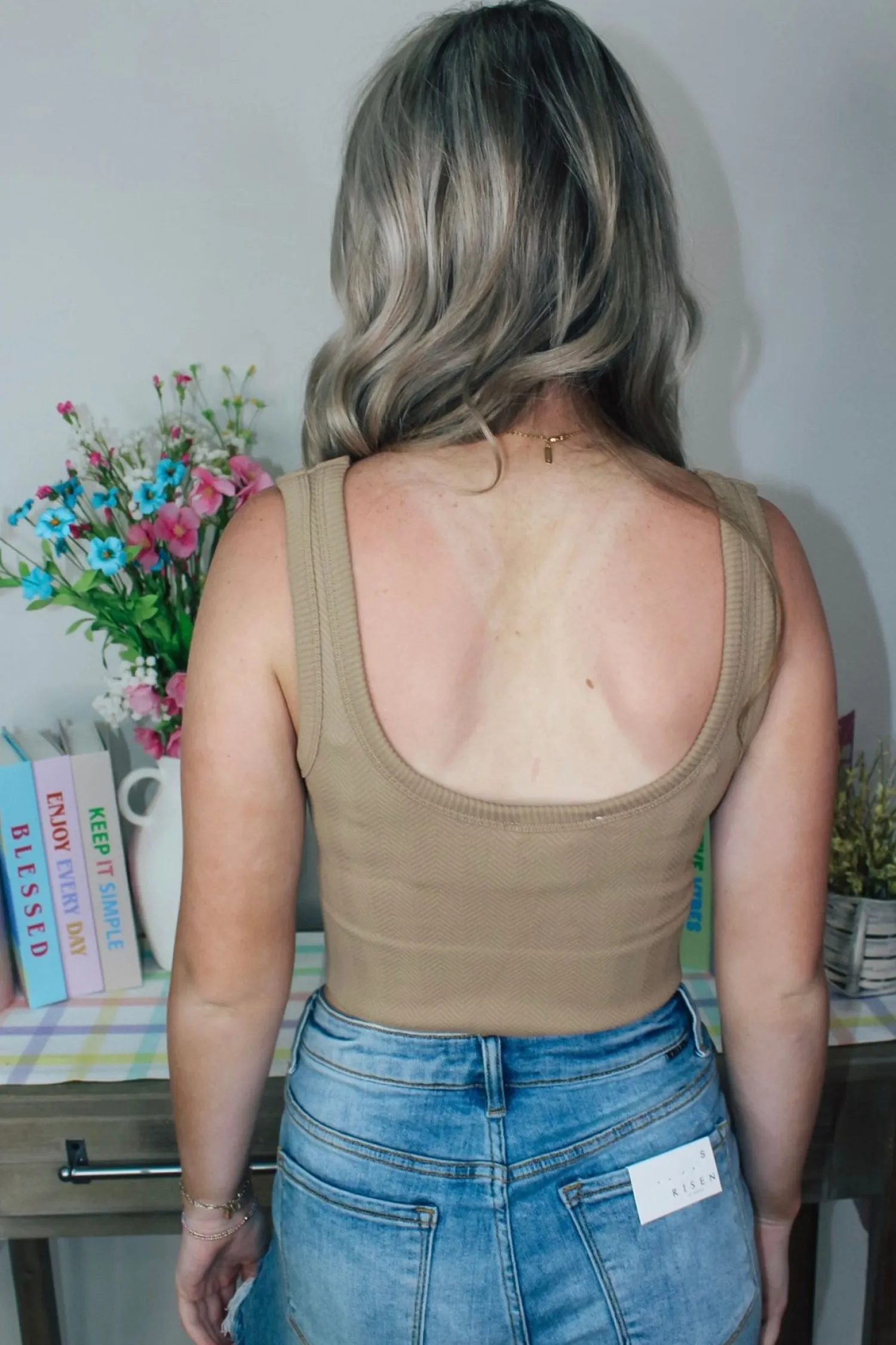 Soft Stretchy Crop Knit Top "Mocha"<Allie Lynn's Boutique Fashion