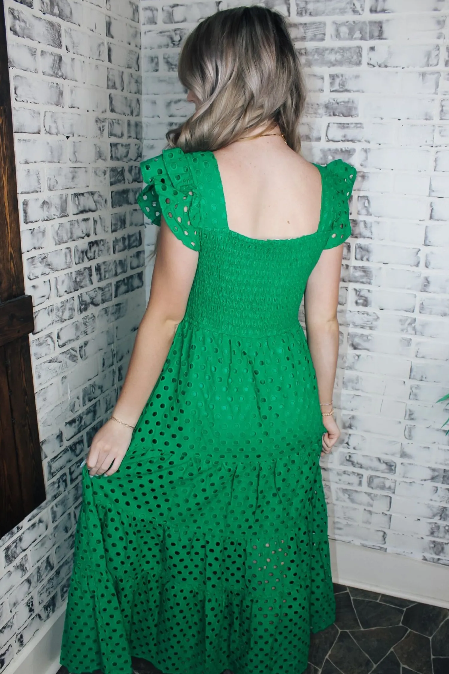 Spring Fling Midi Dress "Green"<Allie Lynn's Boutique Cheap