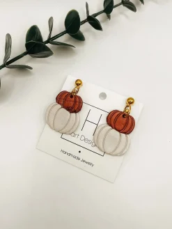 Stacked Pumpkins Earrings<Allie Lynn's Boutique Best Sale