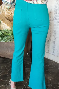 Stretchy Wide Leg Pants
