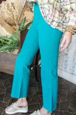 Stretchy Wide Leg Pants