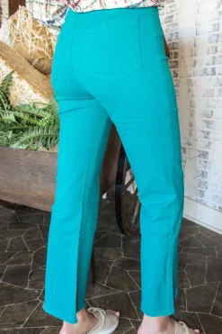 Stretchy Wide Leg Pants