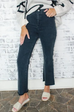 Stretchy Wide Leg Pants