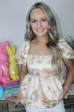 Taylor Tangerine Top<Allie Lynn's Boutique Cheap