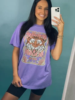 The Heavens Are Roaring Graphic Tee "Violet"<Allie Lynn's Boutique Cheap