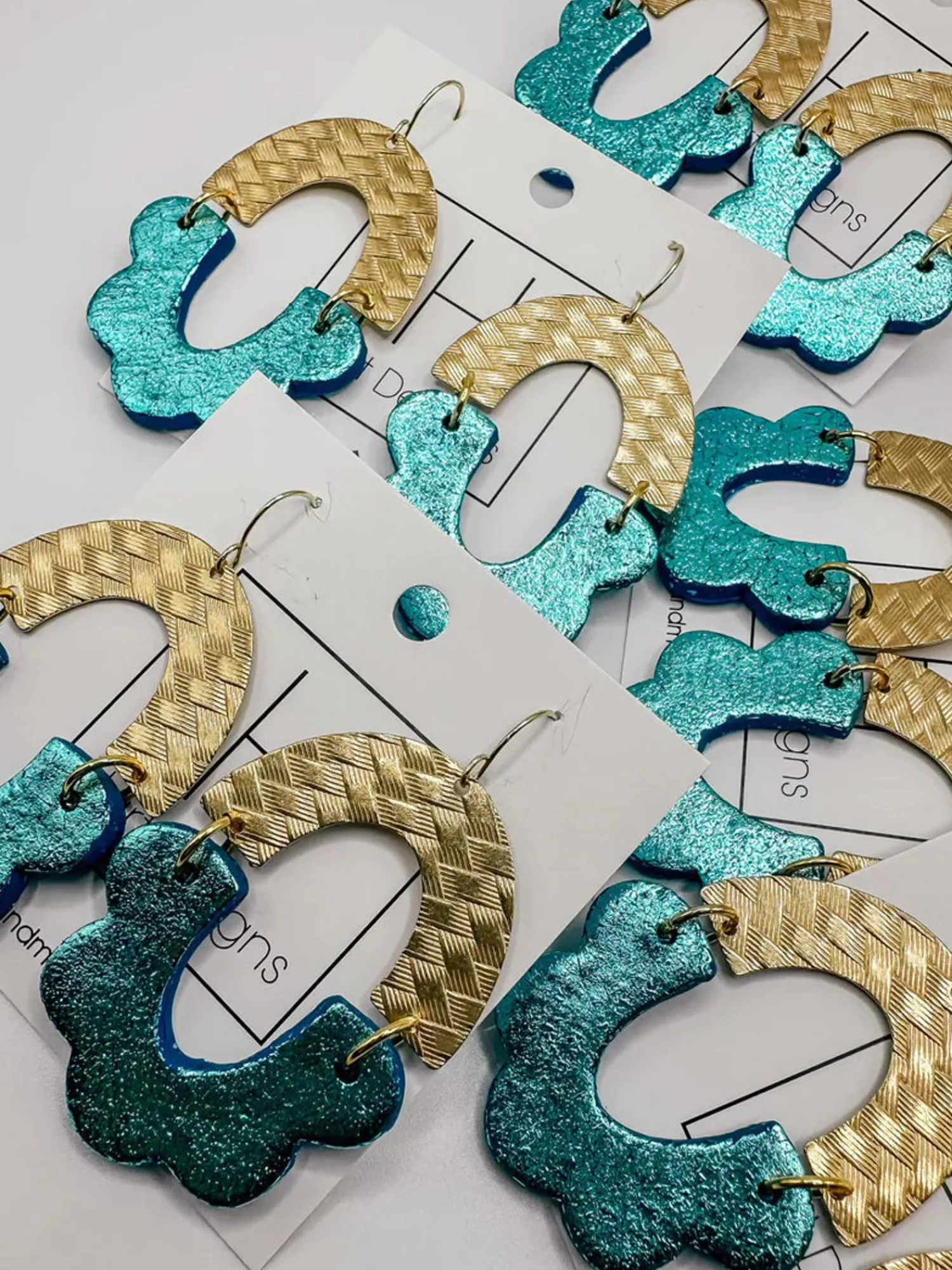 Turquoise Clay Arch Earrings<Allie Lynn's Boutique Cheap