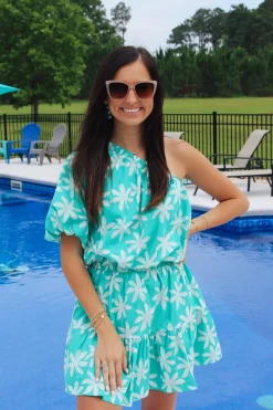 Turquoise Plumeria Set<Allie Lynn's Boutique Discount
